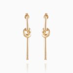 گوشواره طلا 18 عیار زنانه مدل ER0003