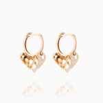 گوشواره 18 عیار زنانه مدل ER0075