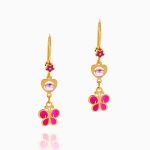 گوشواره طلا 18 عیار بچه‌گانه ER0082