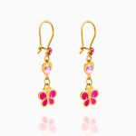 گوشواره طلا 18 عیار بچه‌گانه ER0082
