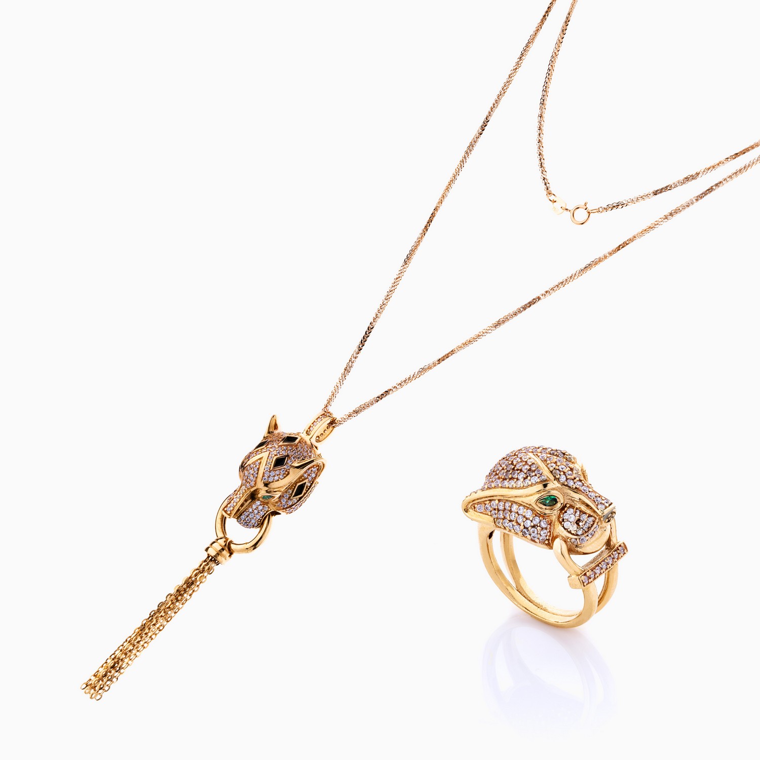 سرويس طلا 18 عيار زنانه مدل ST0087