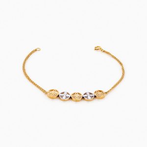 دستبند طلا 18 عيار زنانه مدل BL0224